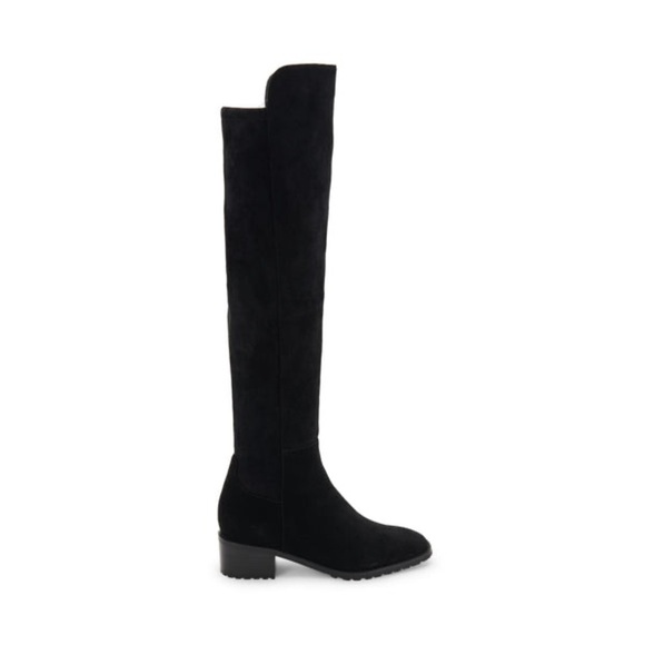 Blondo Women’s Waterproof Sierra Black Leat Over the Knee Boots Size 9 1/2 - Picture 1 of 9